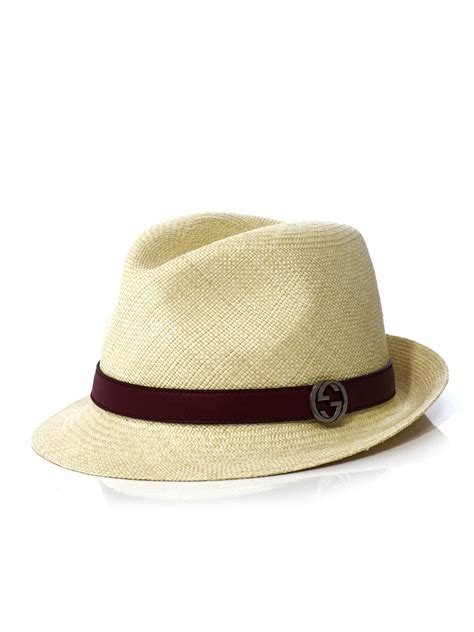 gucci mens straw hat|gucci summer hat.